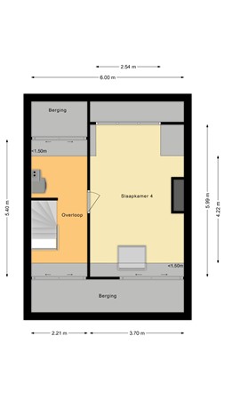 Floorplan - Oranjeplantsoen 9, 2411 XA Bodegraven